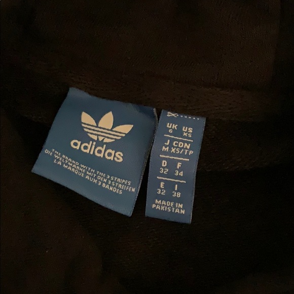 Excellent condition adidas cropped trefoil hoodie - Picture 2 of 2